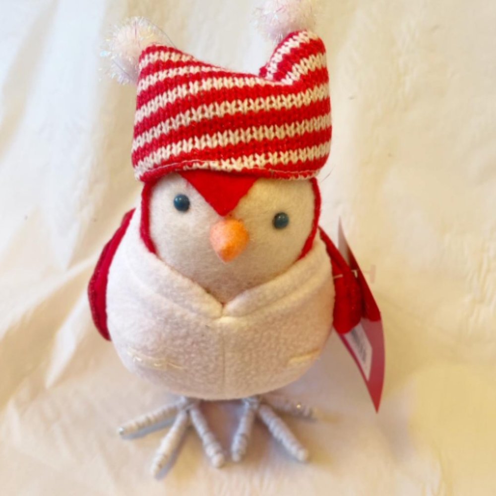 NEW! Target Wondershop 2018 Featherly Friend AQUILO XMAS Fabric Bird Figurine